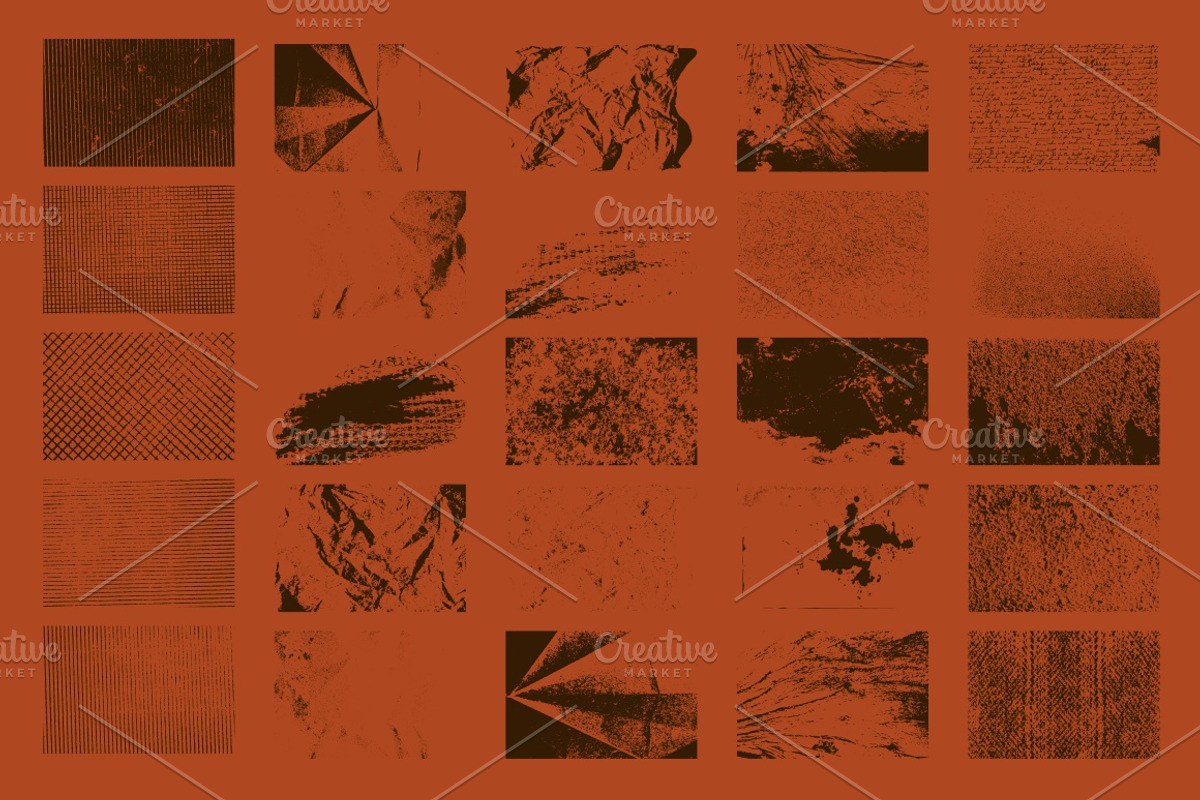 25 SUPERHARDCORE grunge texture PACK, a Texture Graphic by Cienpies Design (Photo 3 of 4)