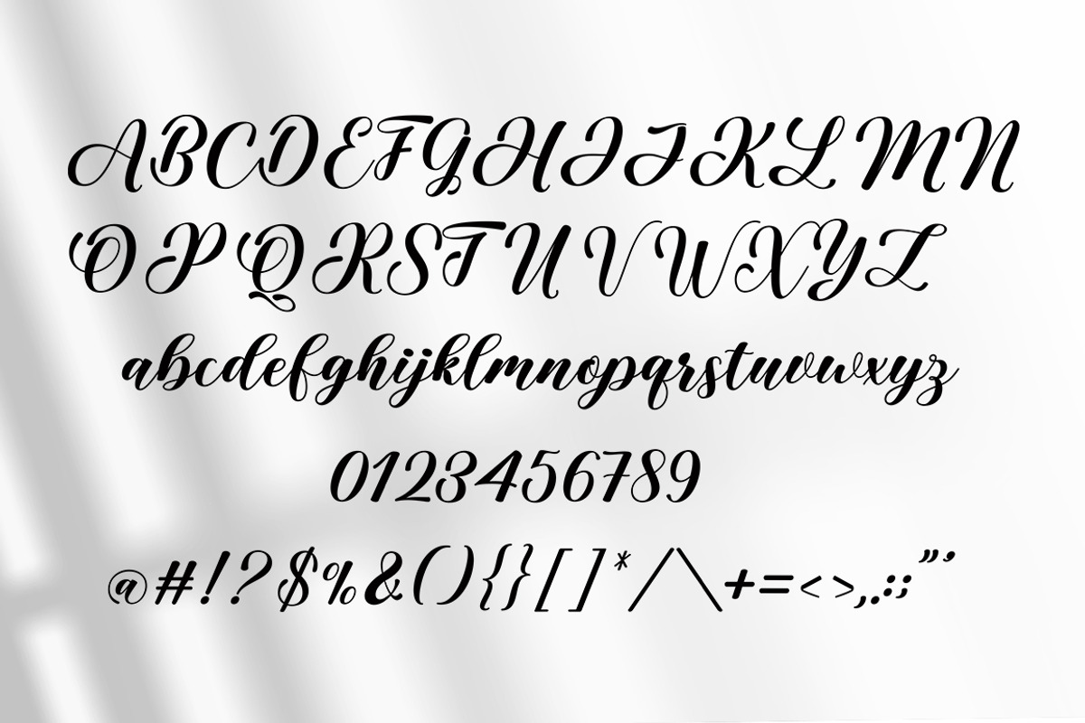 Pumpkin Script, a Script Font by Typehill (Photo 14 of 16)
