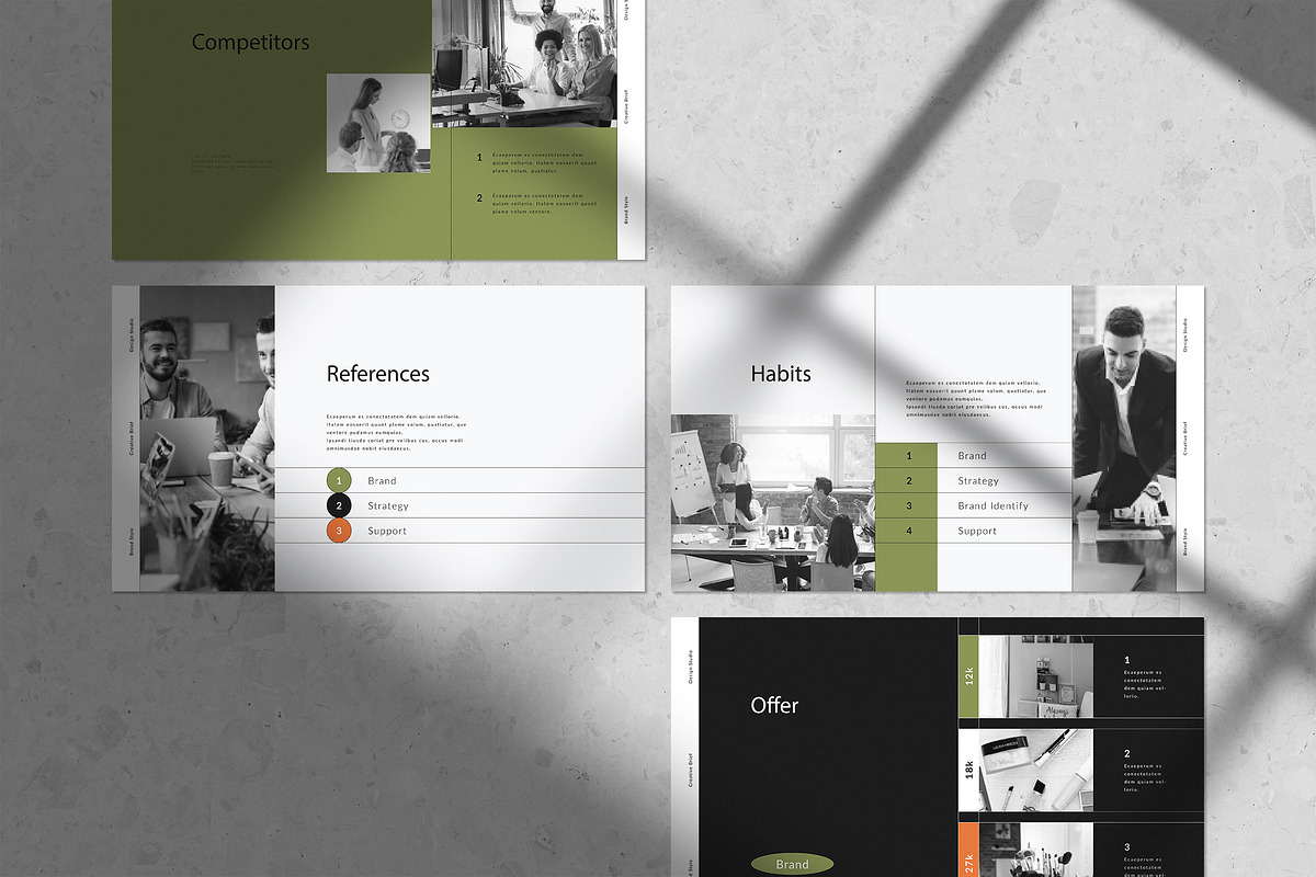 Creative Brief Template, a Presentation Template by White Graphic (Photo 5 of 7)