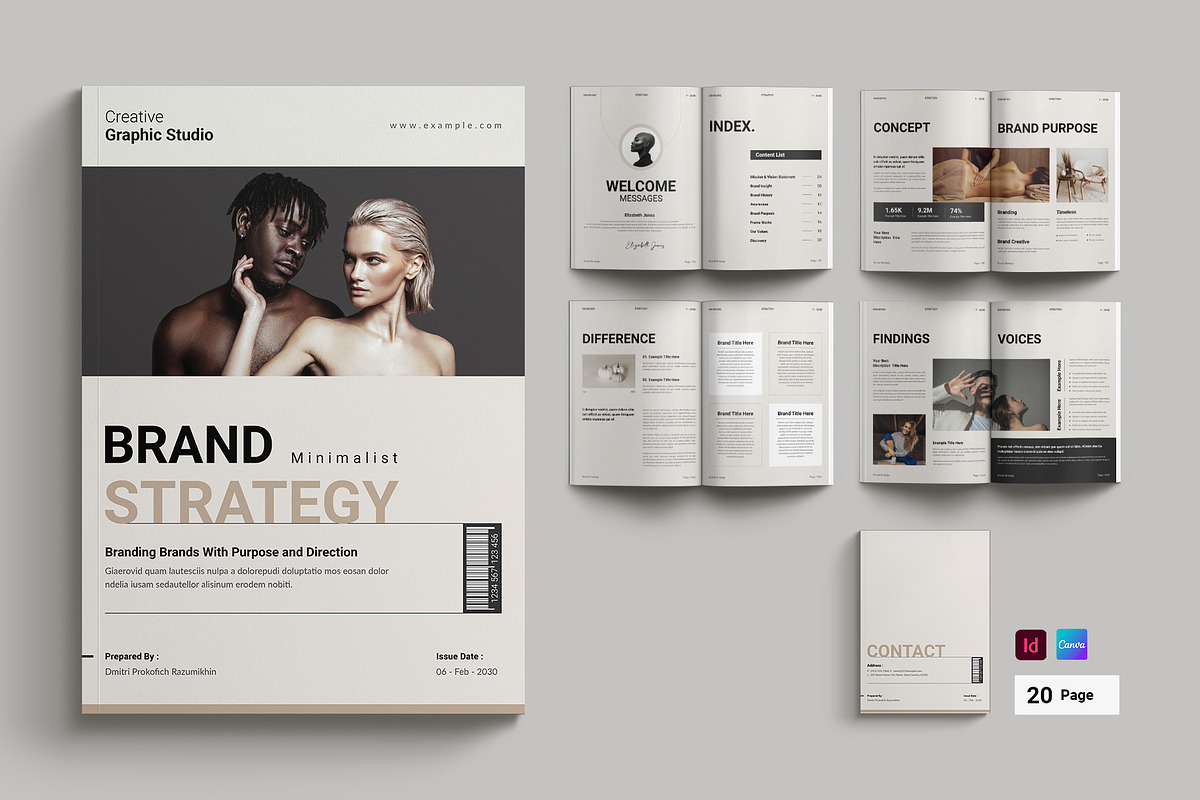 Brand Strategy Framework Template, a Brochure Template by Cleffon_Graphic_Studio (Photo 1 of 7)