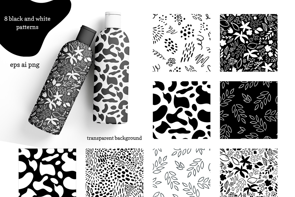 Abstract Flora Patterns, an Object Graphic by Cozy pattern shop (Photo 5 of 8)