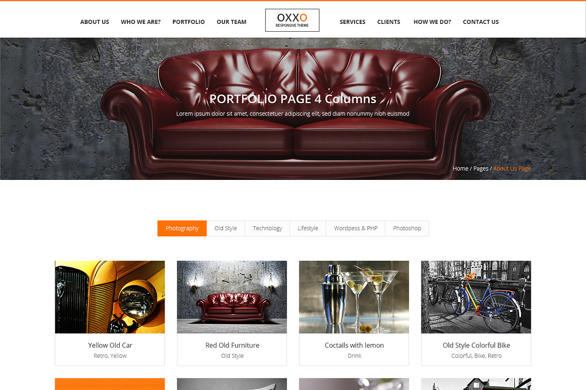 Oxxo Multipurpose PSD Template, a Websites & App Template by VigitalArt (Photo 2 of 4)