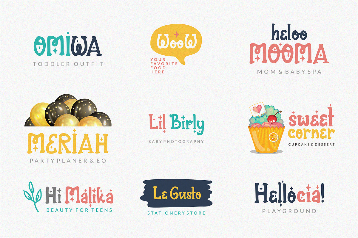 Fontarian Sparkling, a Script Font by Orenari (Photo 12 of 12)