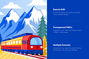 Travel Illustrations Bundle, a Transportation Illustration by Brickclay (Thumbnail 2 of 16)