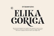 Elika Gorica, a Serif Font by Damelev (Thumbnail 1 of 11)