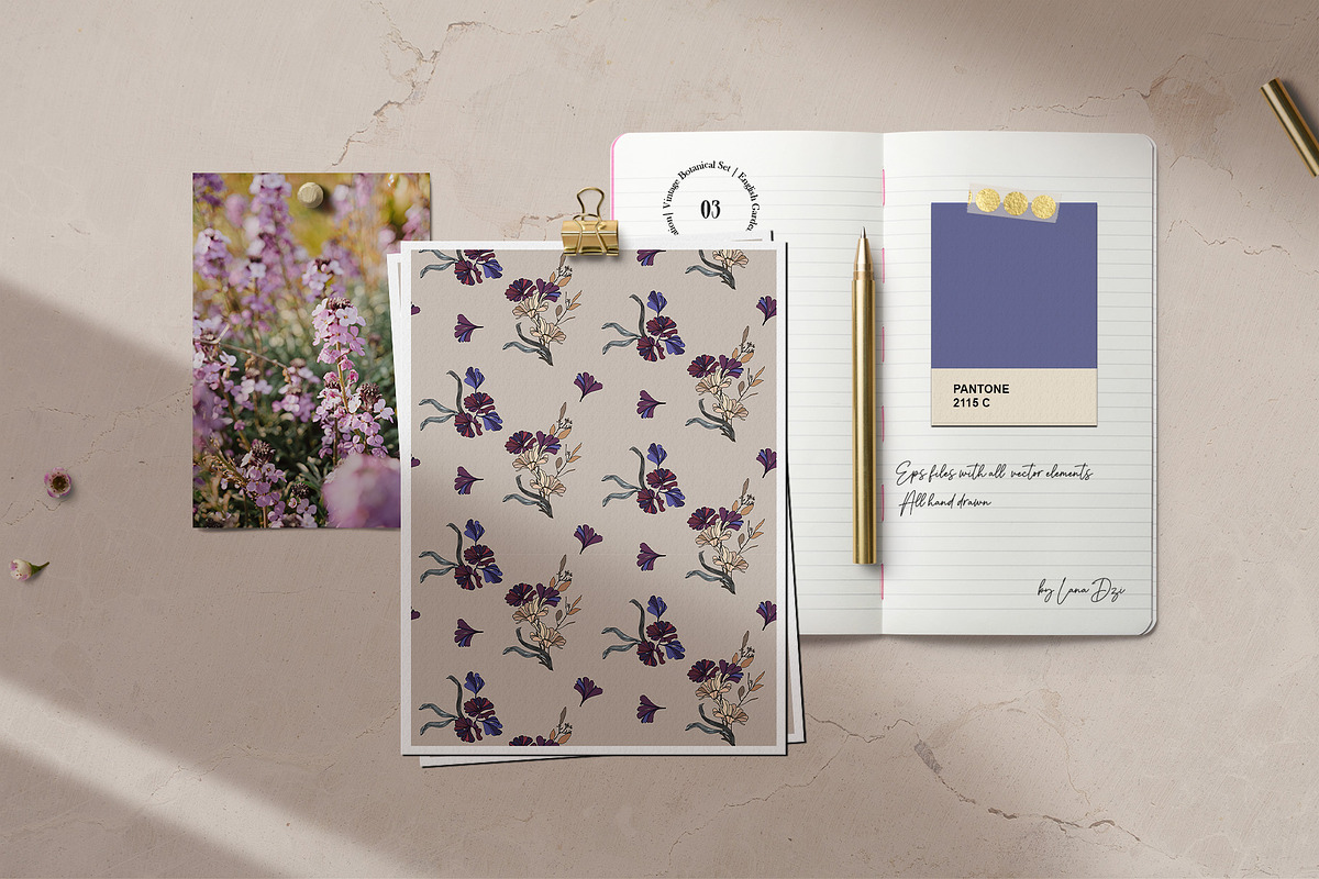 English garden, a Decorative Illustration by LanaDzi (Photo 6 of 11)