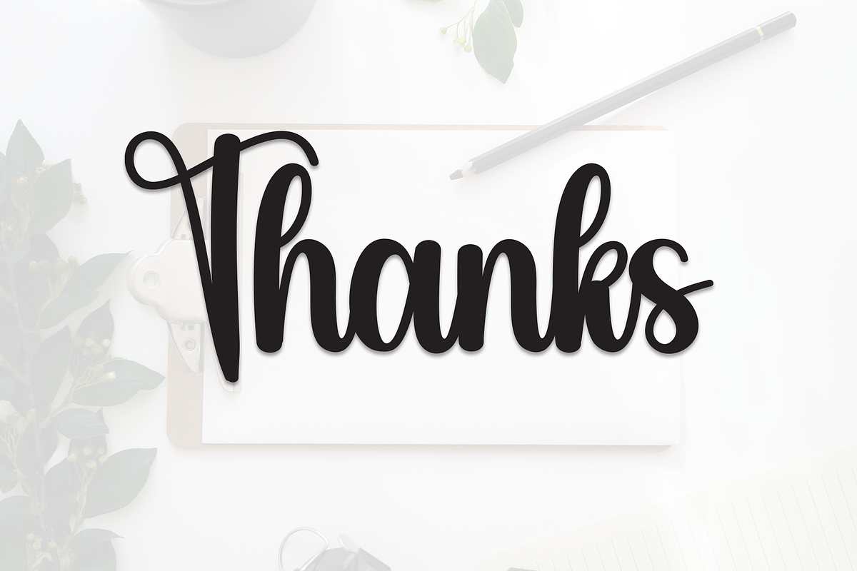 Monday | Script Font, a Handwritten Font by Scratchones (Photo 8 of 8)