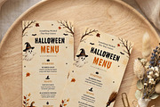Halloween Menu Template, an Invitation Template by Arslan (Thumbnail 2 of 5)