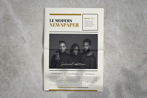 Modern Newspaper Magazine Template