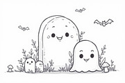 Spooky Halloween Clipart Bundle, an Illustration by yasushie (Thumbnail 3 of 26)