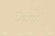 Debossed Paper Logo Mockup PSD, a Packaging Mockup by Feel This (Thumbnail 1 of 5)