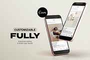 Instagram Social Media CANVA Nude, a Social Media Template by Vermeulen Design Studio (Thumbnail 4 of 4)