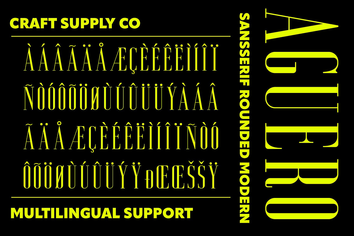 Aguero Serif Rounded, a Serif Font by Craft Supply Co. (Photo 3 of 8)