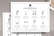 Minimalist Line Sheet Template FO001, a Flyer Template by Draca Design Co (Thumbnail 4 of 4)
