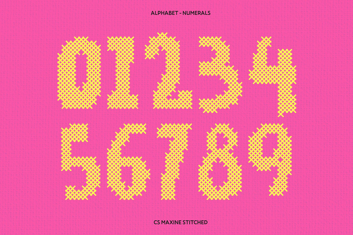 CS Maxine Stitched, a Slab Serif Font by Craft Supply Co. (Photo 6 of 8)