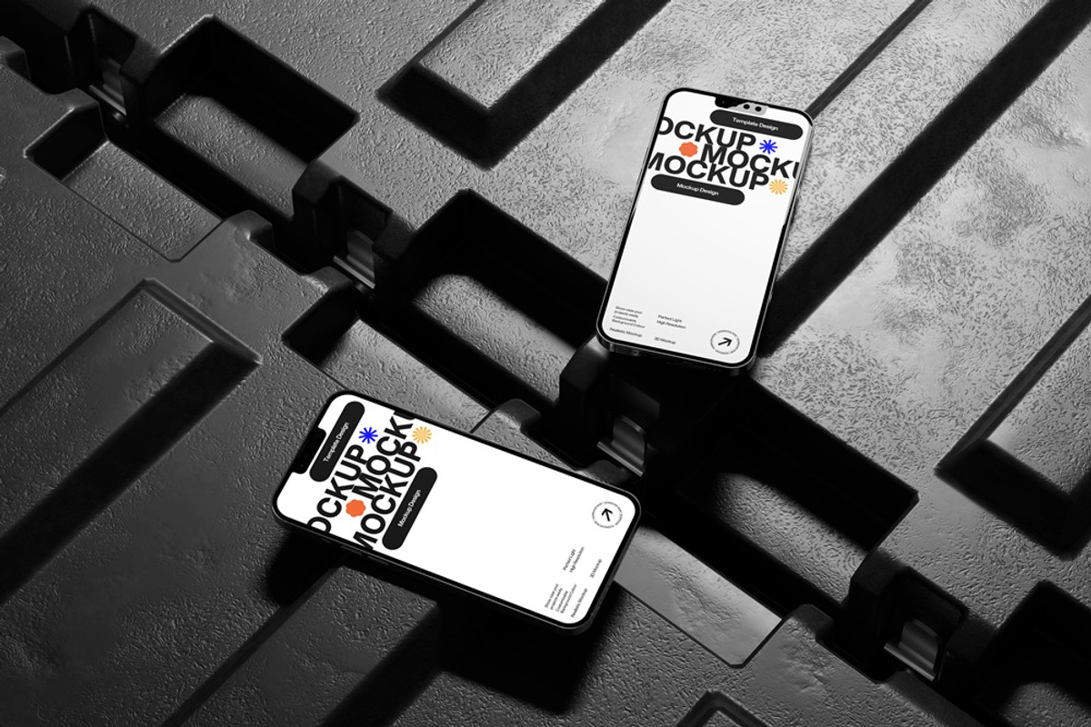 Modern iPhone Mockup PSD Template, an iPhone Mockup by East Gallery (Photo 8 of 11)