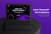 Clay Macbook On Podium Mockup Set, a Device Mockup by Remnand Studio (Thumbnail 5 of 9)