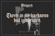Matgard Blackletter Typeface, a Blackletter Font by Ronny Studio (Thumbnail 2 of 9)