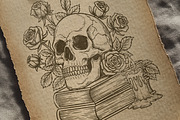 Skull Reader Illustration Bundle, an Illustration by Tekuni (Thumbnail 2 of 13)