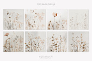 Muted Meadow Floral Backgrounds, a Background Graphic by Anna Sokol (Thumbnail 4 of 6)