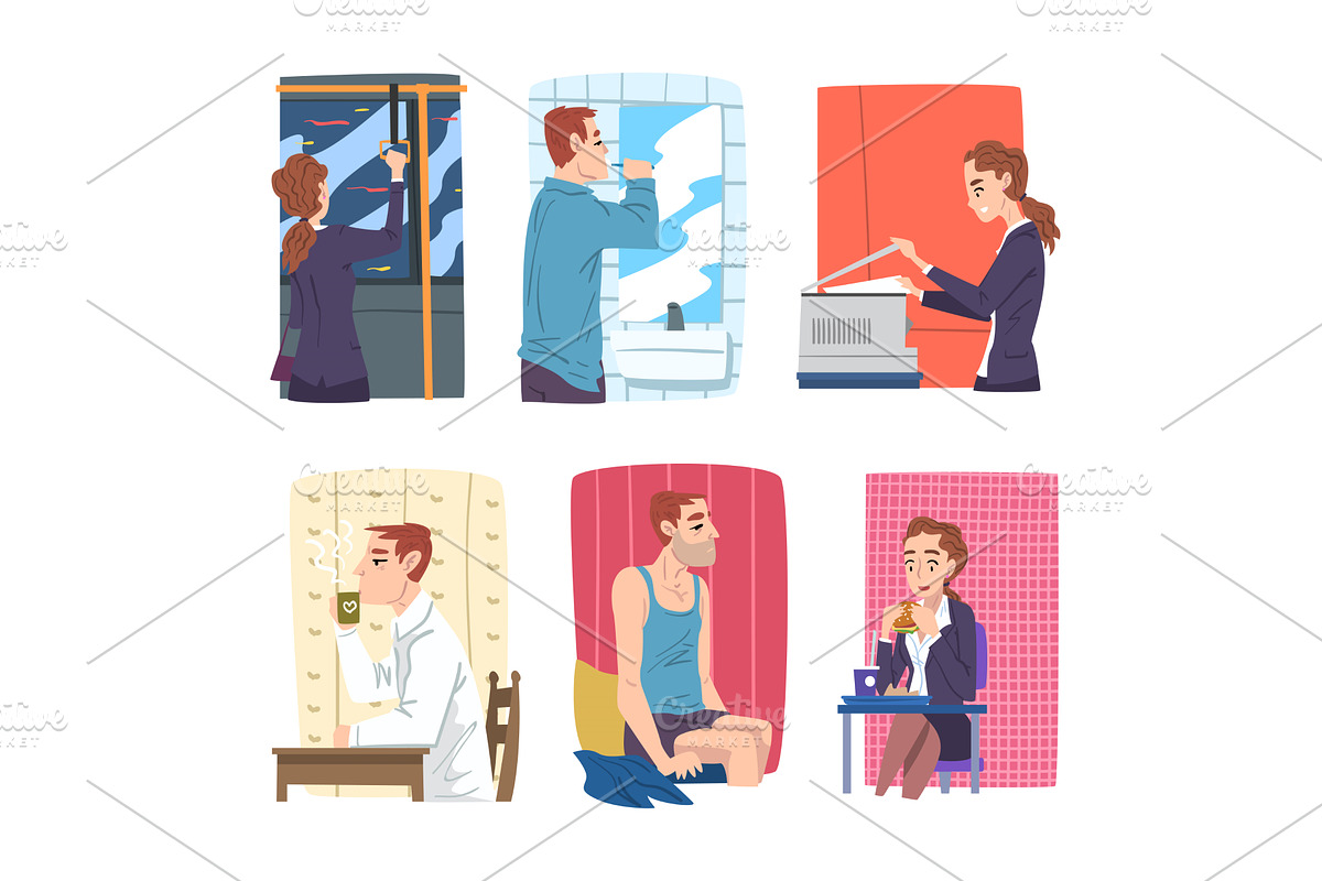 Man and Woman Office Employee Day, a Person Illustration by TopVectors