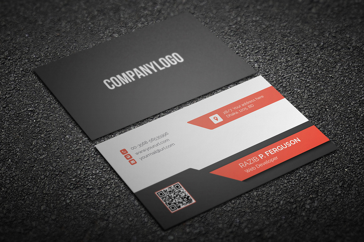 Corporate Business Card, a Business Card Template by Rongmistiry (Photo 2 of 7)