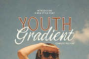 Youth Gradient - Modern Combination, a Script Font by ErgibiStudio (Thumbnail 1 of 10)