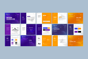 Brand identity design template