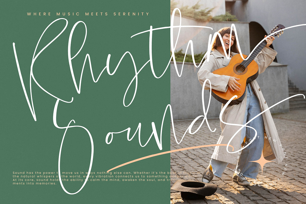 Melodies Sounds Modern Handwritten, a Script Font by stylishtype.co (Photo 5 of 20)
