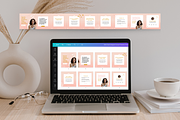 Boho Coach Instagram Carousel Canva, a Social Media Template by Ciera Design Templates (Thumbnail 2 of 9)