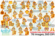 The Armor Of God Clipart, an Education Illustration by Lime & Kiwi Designs (Thumbnail 2 of 2)
