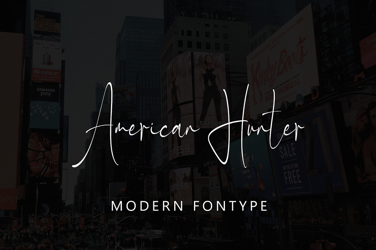 American Hunter, a Handwritten Font by HaKi Studio (Photo 1 of 5)