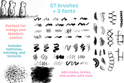 Comic Ink Essential Brushes, a Brush Add-On by nikiartcorner (Thumbnail 2 of 8)