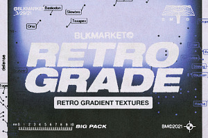 RETROGRADE: Retro Gradient Textures