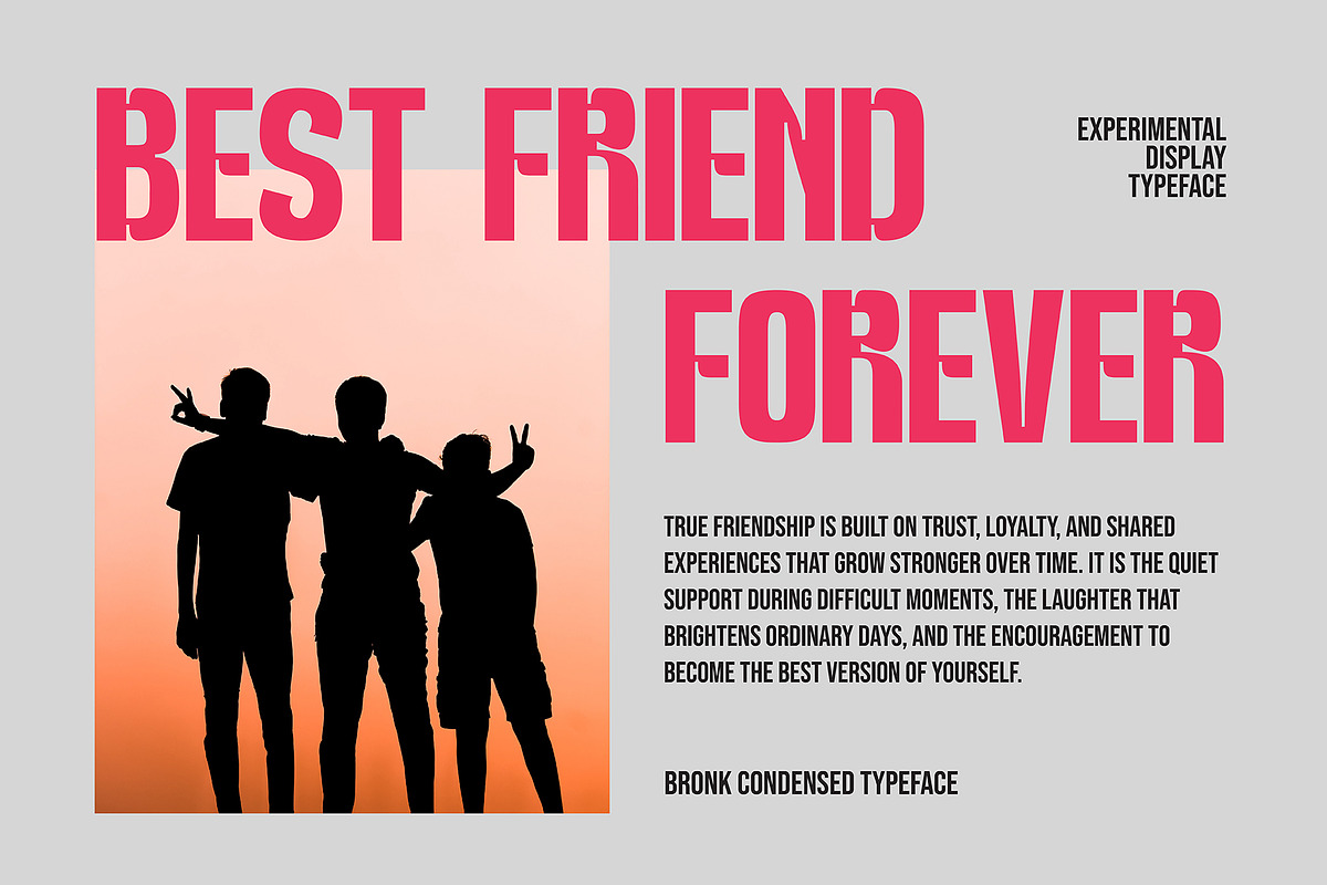 Bronk Condensed, a Sans Serif Font by executypeStudio (Photo 9 of 10)