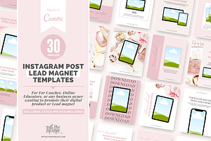 30Instagram Promotion Post Templates