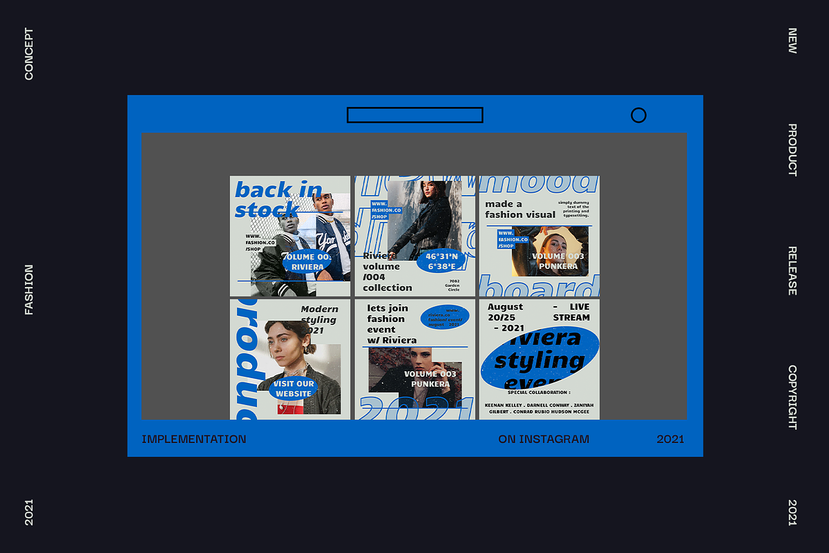 Riviera Instagram Template, a Social Media Template by Creatchees.std (Photo 4 of 5)