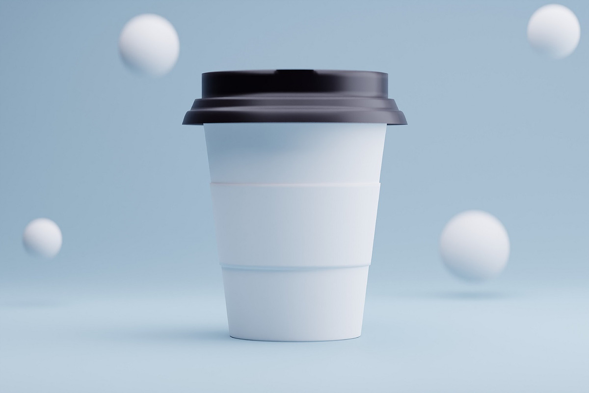 10 Bundle 3D Render Coffee Cup, a Food & Drink 3D Model by Astuti Studio (Photo 4 of 11)