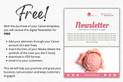 ICE CREAM shop Canva templates, a Social Media Template by Talipic Designs (Thumbnail 6 of 7)