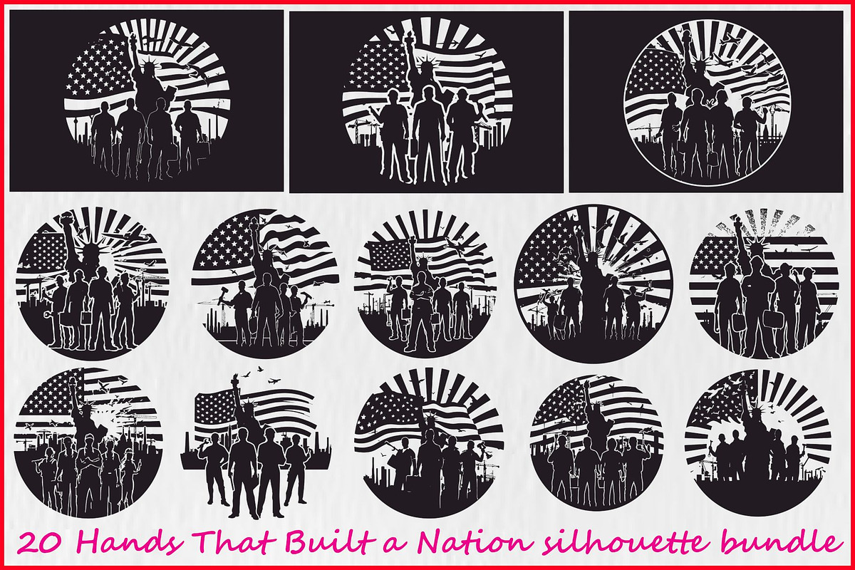 Labor Day Builder Pack, an Illustration by hafijul (Photo 1 of 21)