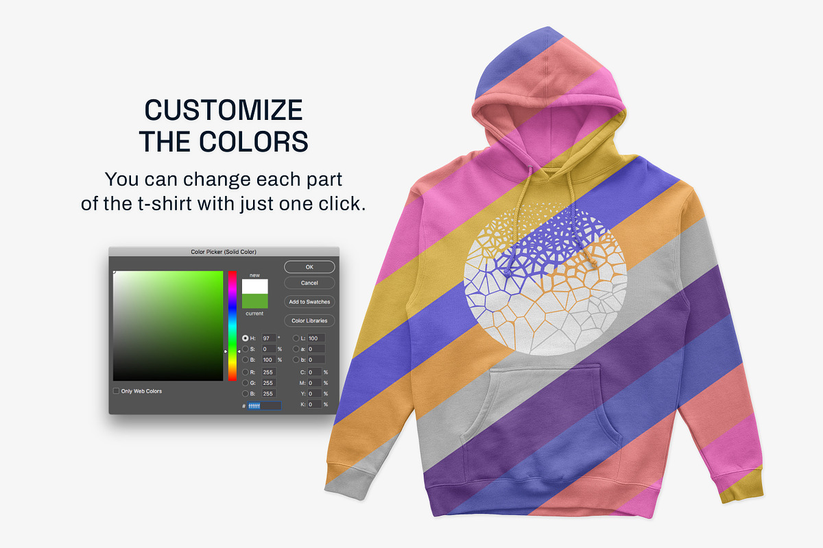 IND4000 Hooded Pullover Mockups, a Shirt Mockup by GraphicHero (Photo 4 of 9)