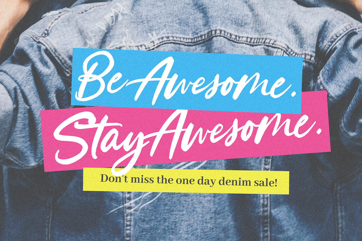 Pink Lemonade Brush Font, a Script Font by Nicky Laatz (Photo 11 of 12)