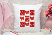 Retro Checkered Valentine's SVG PNG, an Illustration by DreamPrint404 (Thumbnail 3 of 8)