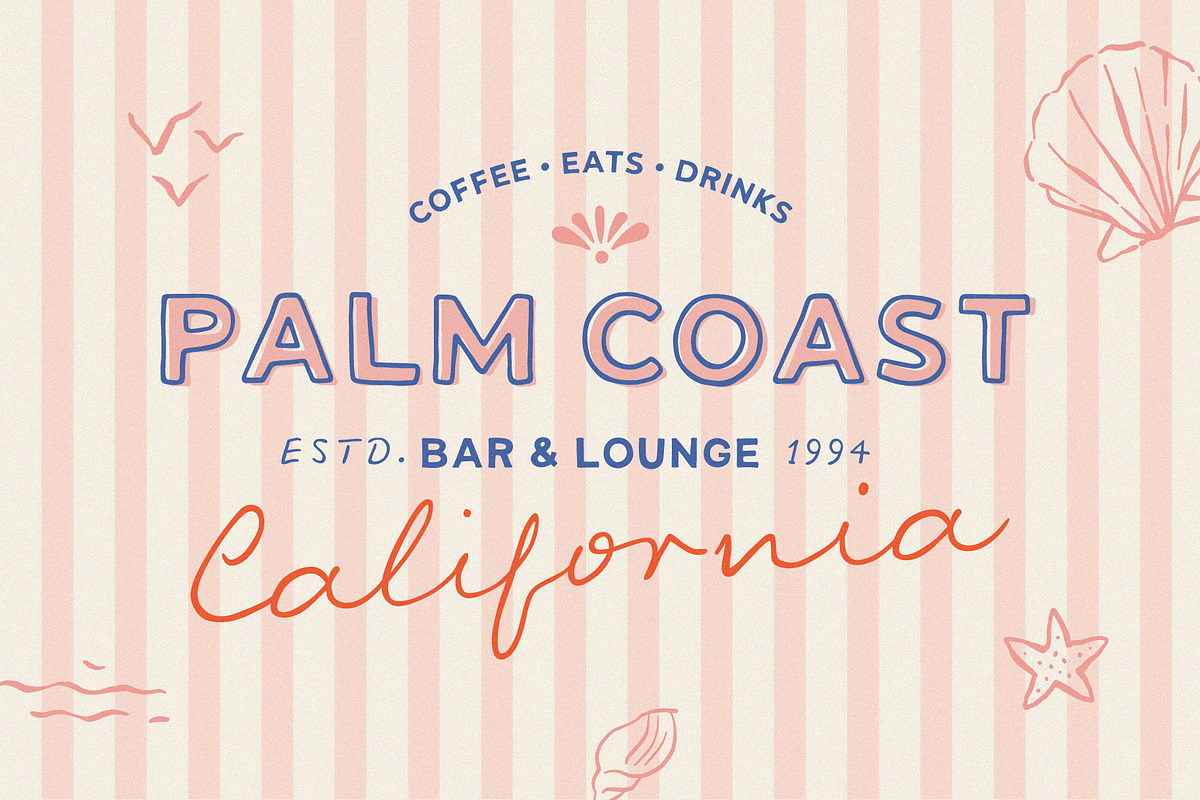 Hotel Riviera | Font collection, a Handwritten Font by AngelinaKovel (Photo 6 of 16)