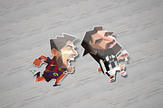 Die Cut Stickers Mock-Up, a Mockup by MassDream (Thumbnail 5 of 10)