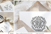 Antique Vintage Monogram Initial U, an Object Graphic by Antique Monograms (Thumbnail 2 of 4)