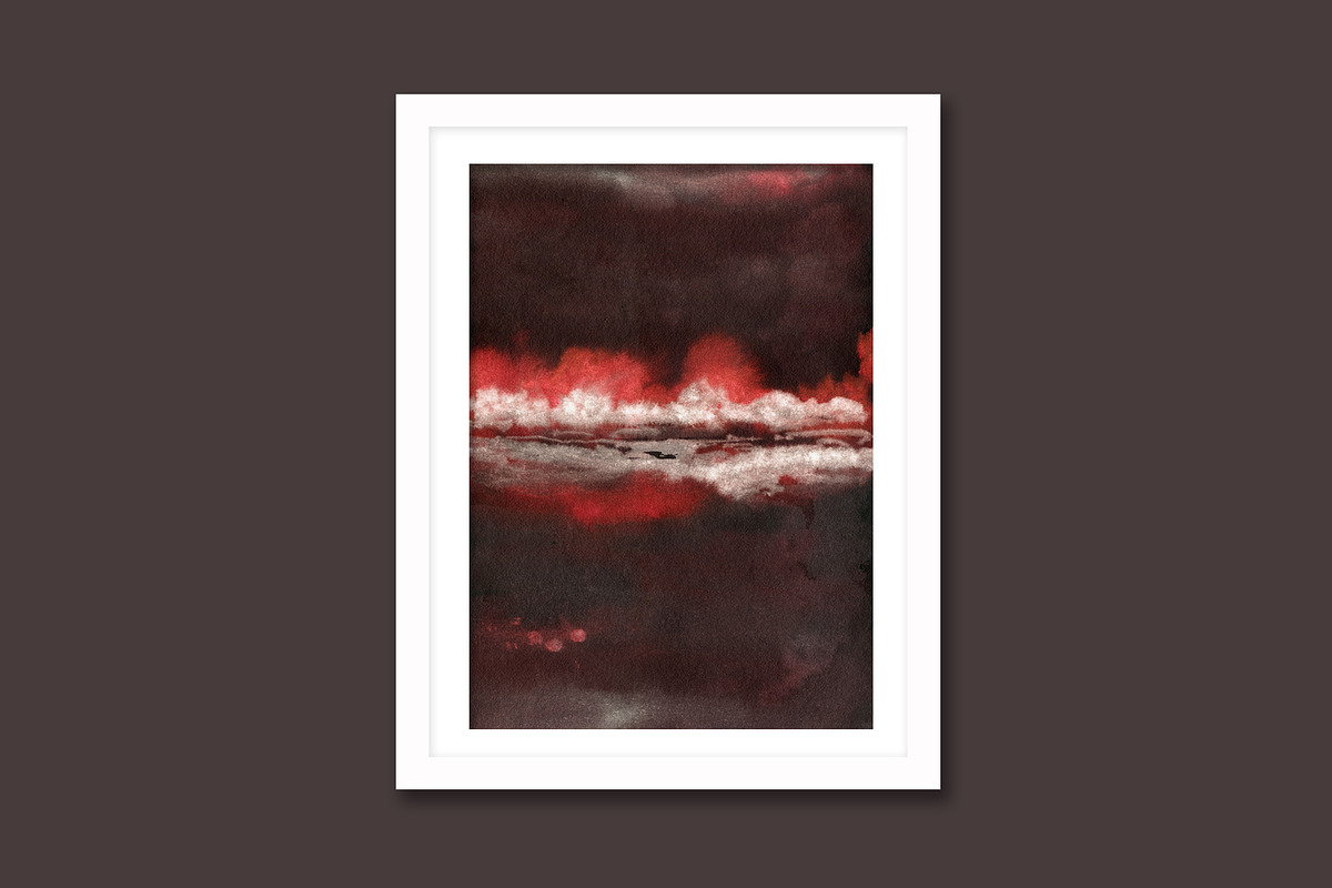 Dark Dreams- watercolor art, a Background Graphic by Marmoris.Arts (Photo 4 of 28)