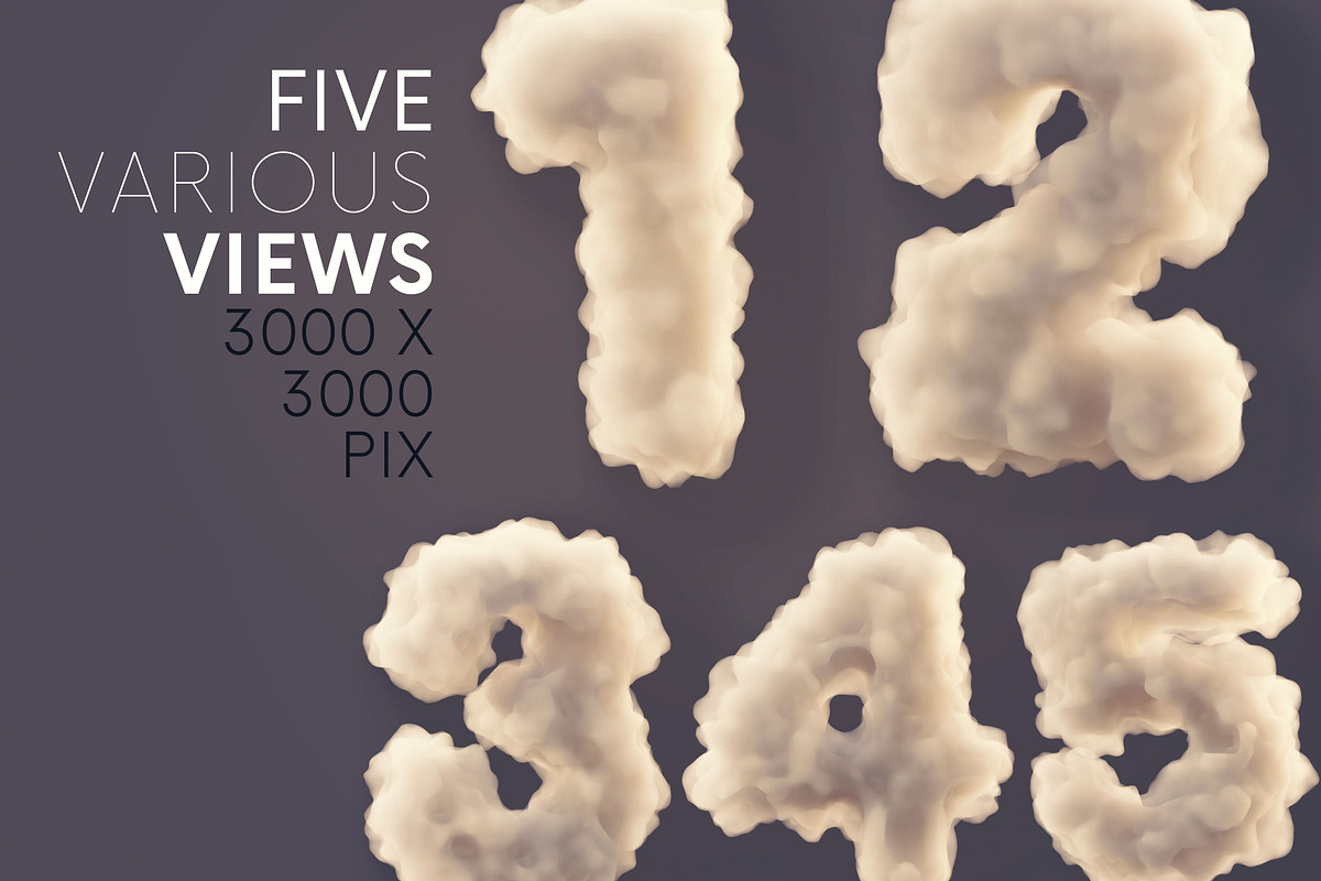 Foam or Cloud - 3D Lettering, a Graphic by MIIM (Photo 4 of 7)