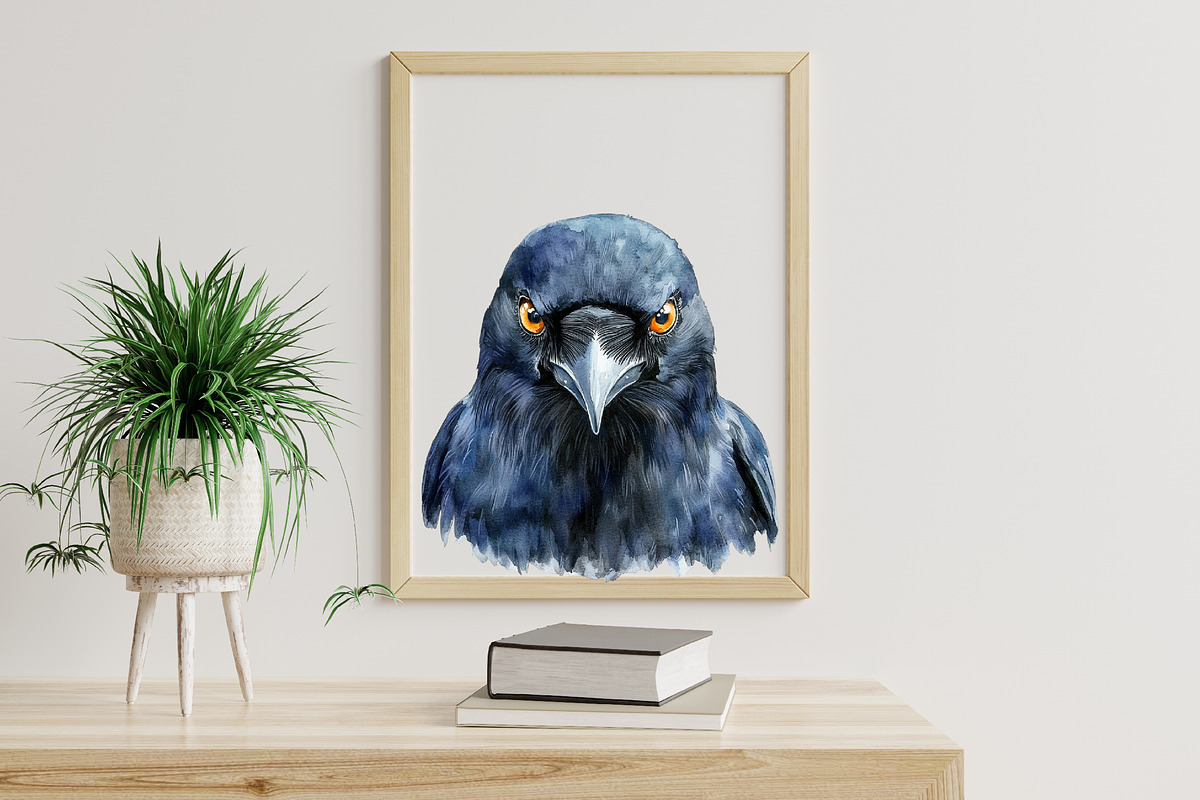 Gothic Raven Clipart, an Illustration by Libby Wishes (Photo 5 of 8)