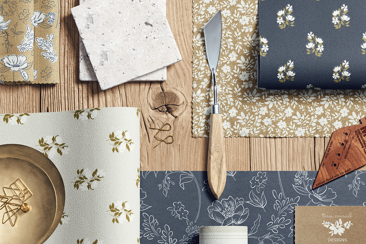 Flat Lay Material Board Mockup, a Merchandise Mockup by creatsy5 (Photo 5 of 11)